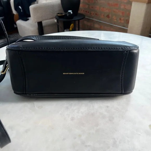 COACH 1941 Large Kisslock Frame black leather crossbody bag - Picture 9 of 16